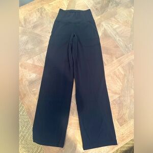 Lululemon High Rise Flared Pants with slant pockets